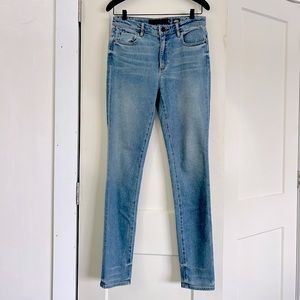 Alexander Wang Denim Jeans in Light Indigo Fade Sz 27 High Rise Skinny ECU
